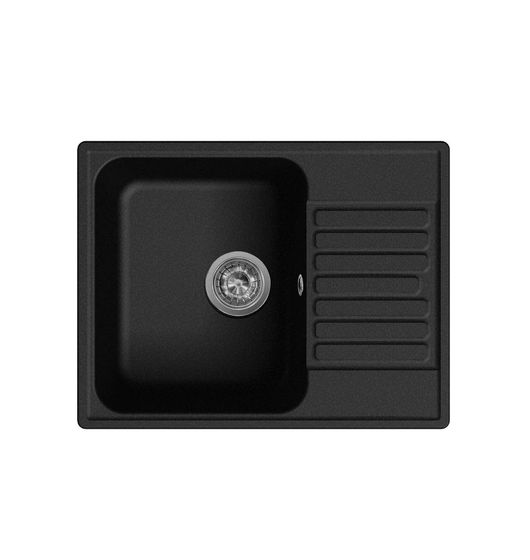 Мойка LEX GARDA 620 BLACK 62х48 кварц черный