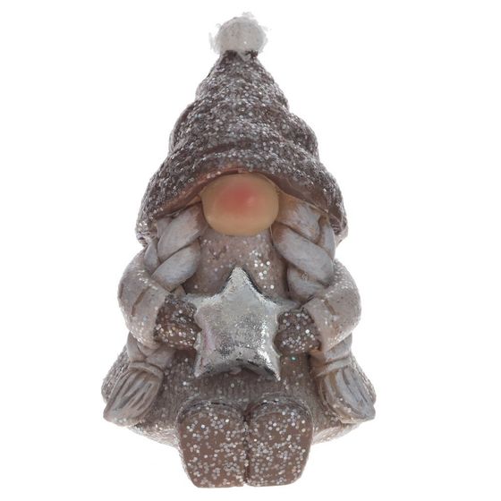 Фигурка декоративная &quot;Гном&quot;, L6,5 W6 H7 см, 2в.