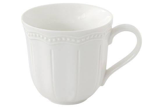 Кружка, 350 мл, фарфор P, белая, Elite White