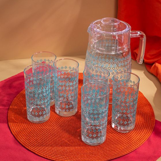 Набор столовый SIMPLY FANTASIA TURQUOISE 44 предмета