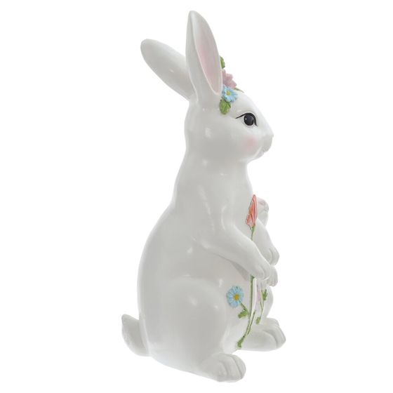 Фигурка декоративная "Зайцы", L15 W12 H26 см