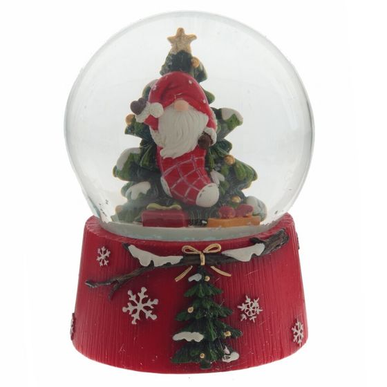 Фигурка декор в стекл шаре &quot;Гном&quot;, D 6.5 см, L6,5 W6,5 H9 см, 2в.