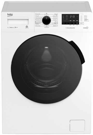 Стиральная машина Beko WSPE7612W белый 7кг 1200об/мин с паром узкая инвертор
