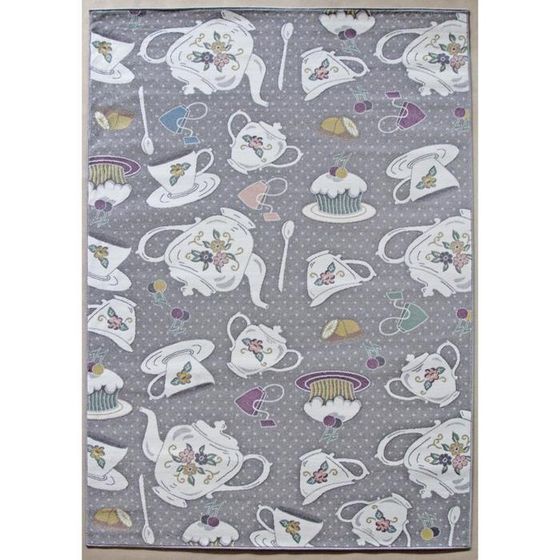 Ковёр прямоугольный Merinos Sofit, размер 80x150 см, цвет light gray