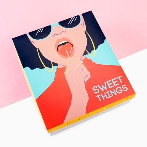 !09 Набор подарочный &quot;Sweet things&quot; полотенце и аксессуары