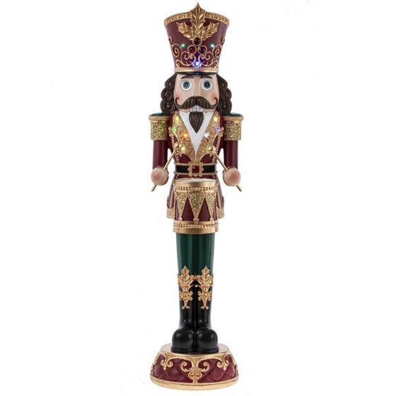 Фигурка декоративная &quot;Щелкунчик&quot; с подсветкой (2xAAA н/п), L22 W24 H90 см