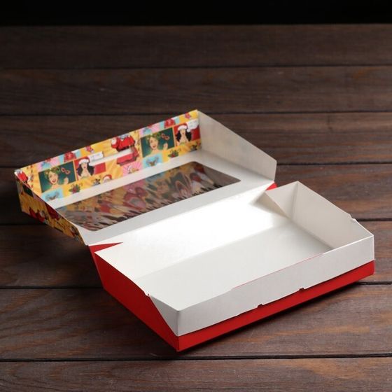 !Коробка складная &quot;Поп-арт Санта&quot;, 2 штуки  20 х 12 х 4 см