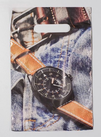 !09 Комплект из 30 штук, 20x30 см., 35 мкм., ручка вырубная :Пакет &quot;Омега&quot;, 24 штуки полиэтиленовый + Пакет &quot;Мужской&quot;, 6 штук полиэтиленовый