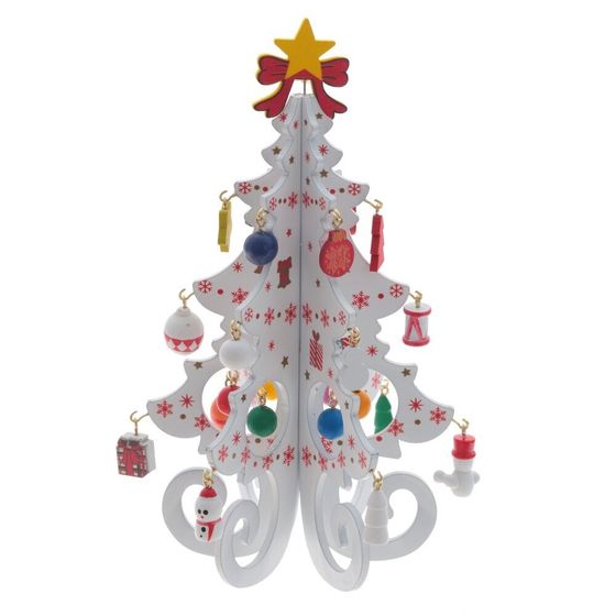 Фигурка декоративная &quot;Ёлка&quot;, L14 W1,5 H18,5 см, 3в.