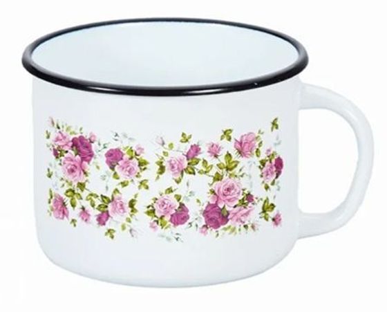 Кружка 1л Лысьвенские Эмали C-0107/4 китайская роза