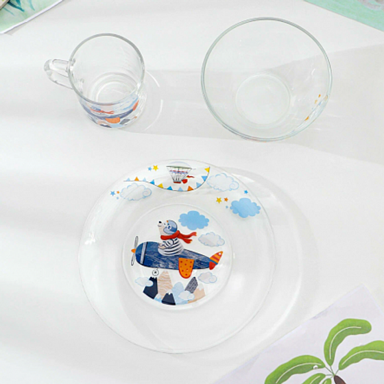 Набор для завтрака АВИАТОРЫ 3пр