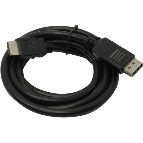 Кабель Bion DisplayPort(m) - HDMI(m) 1.8м черный (BXP-CC-DP-HDMI-018)