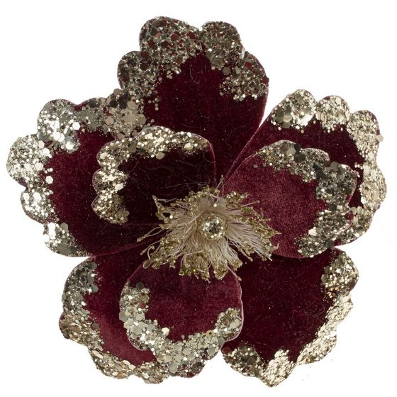 Цветок искусственный &quot;Магнолия&quot;, L13 W5 H13 см