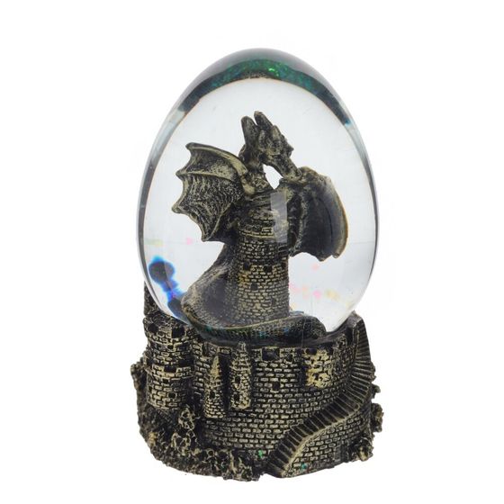 Фигурка декоративная в стекл.шаре &quot;Дракон&quot;, D 7 см, L7,5 W7 H10,5 см, 2в.