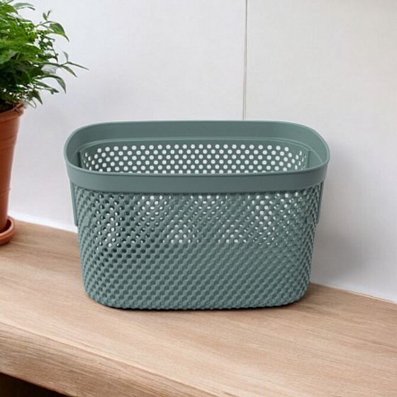 Корзинка NICKEL зелёная 3л 15.5×22.3×13см