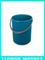 Ведро с крышкой 16л голубое