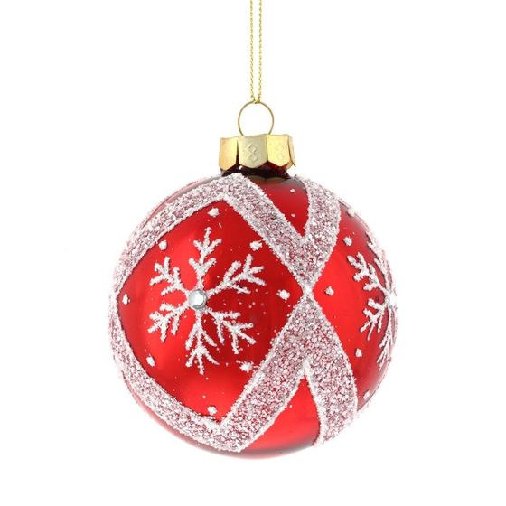 Украшение новогоднее Шар &quot;Веселые ребята в красном&quot;, D 8 см, L8W8H8см