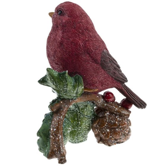 Фигурка декоративная "Птичка", L11 W7 H13,5 см, 2в.