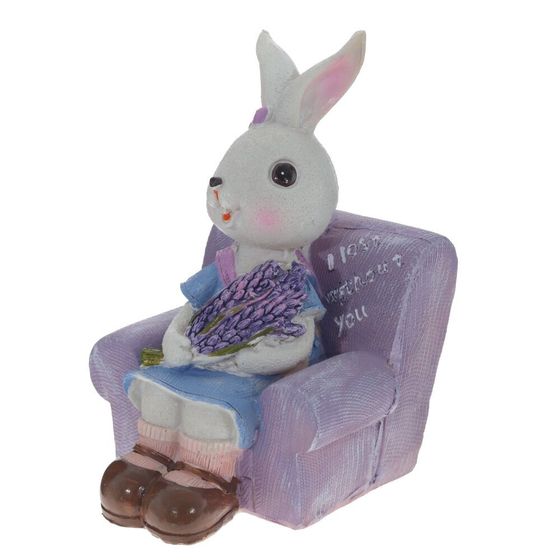 Фигурка декоративная &quot;Заяц&quot;, L9 W9 H13 см, 2в.