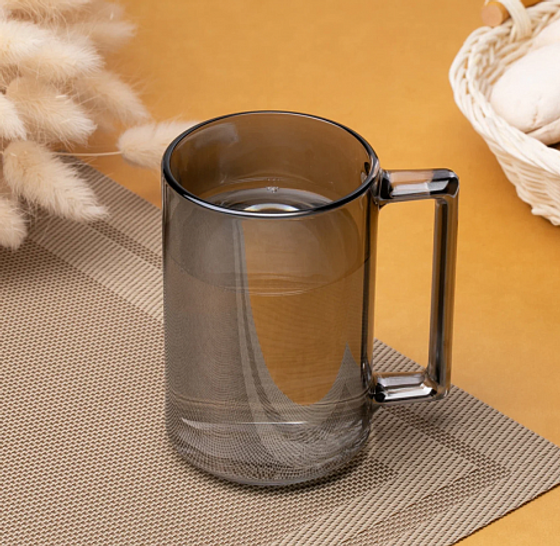 Кружка ФИТНЕС 320мл СИЯЮЩИЙ ГРАФИТ