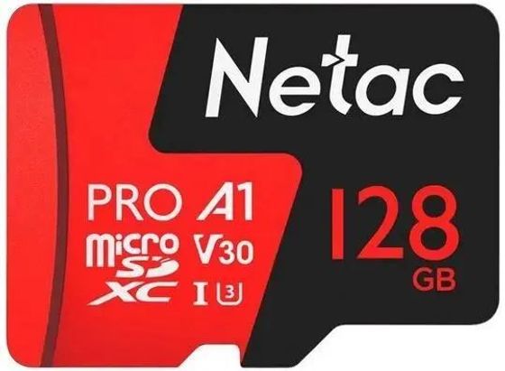 Карта памяти microSDXC 128Gb Netac P500 Extreme Pro (NT02P500PRO-128G-S)