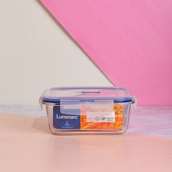 Контейнер ПЮРБОКС АКТИВ 1220мл квадратный