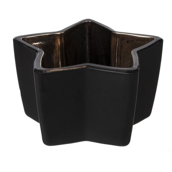 Подсвечник, L9,5 W9,5 H5 см, 1 штука, дизайн микс