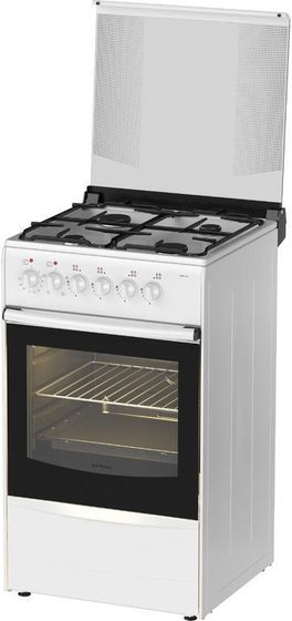 Плита комбинированная Darina 1B КM 441 301 W белый реш.сталь
