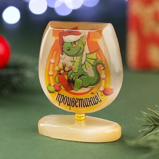 !09 Сувенир &quot;Процветания&quot;, на подставке, селенит