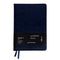 !Ежедневник НЕдатир. А5, 136 листов в линейку, кожзам &quot;Небраска&quot;, золотой срез, синий