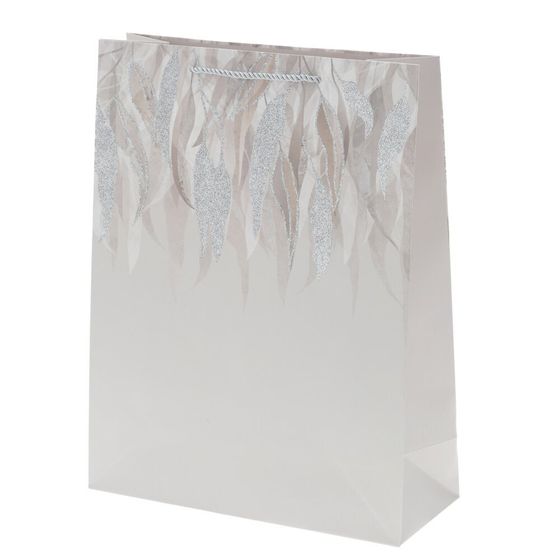 Пакет подарочный (бумага 210г/м2, (блок микс 12шт), L30 W12 H39 см, 4в.