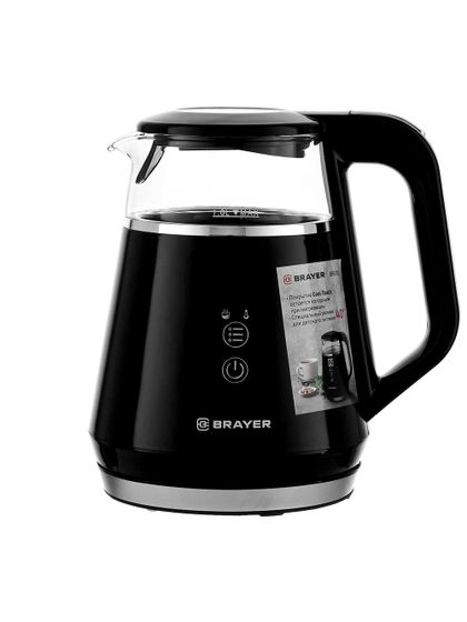 Чайник электрический Brayer BR6105 1л 1100Вт черный