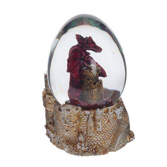 Фигурка декоративная в стекл.шаре &quot;Дракон&quot;, D 7 см, L7,5 W7 H11 см, 2в.