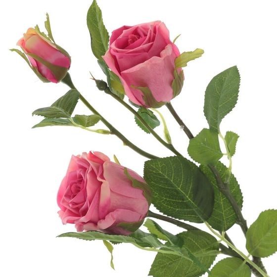 Цветок искусственный &quot;Роза&quot;, Д13 Ш13 В79 см