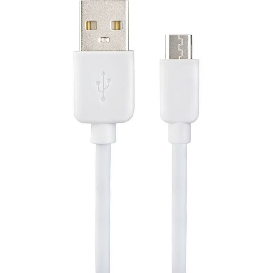 Кабель Perfeo USB2.0 A(m) - Micro USB(m) 2м белый (U4011)