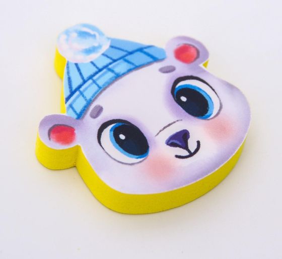 !09 Мозаика для игры в ванне "Елочка синяя: Новогодние малыши"