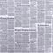 !09 Бумага упаковочная крафт двусторонняя "Сиреневая-газета", 0,6 х 10 м.