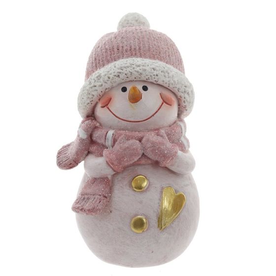 Фигурка декоративная &quot;Снеговик&quot;, L5 W5 H8 см, 2в.