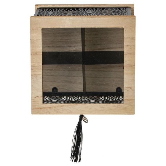 Шкатулка для чайных пакетиков, L18 W18 H10 см