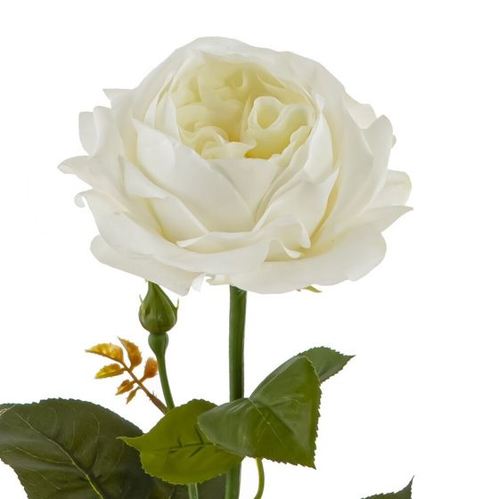 Цветок искусственный "Роза" (Real Touch), L10 W10 H65 см