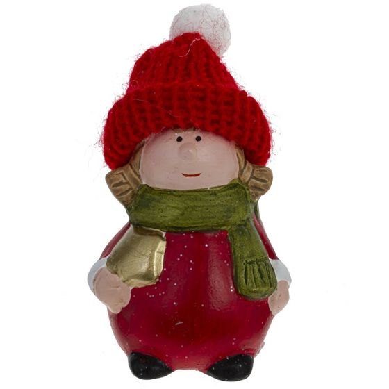 Фигурка декоративная &quot;Дед Мороз/Ребенок/Ангел&quot; (блок 24шт), L4,5 W3 H8 см, 9в.