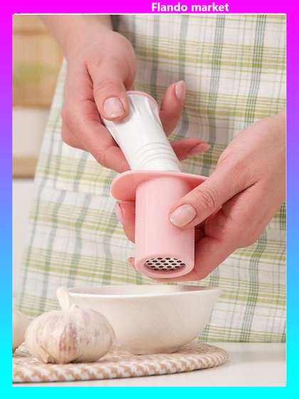 !09 Пресс для чеснока «Конус», 11 см, цвет МИКС