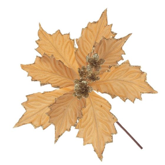 Цветок искусственный &quot;Пуансеттия&quot;, L30 W30 H35 см, 6в.