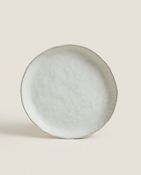 Small round textured serving dish