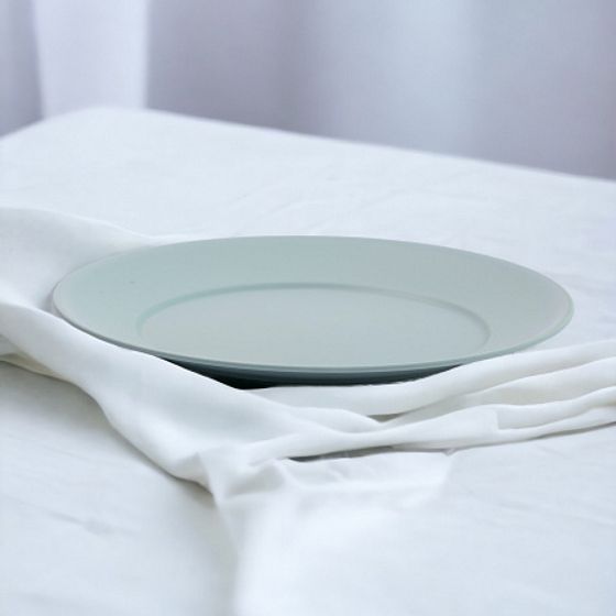 Набор тарелок обеденных SERVICE зелёных 6шт 23.5см круглых