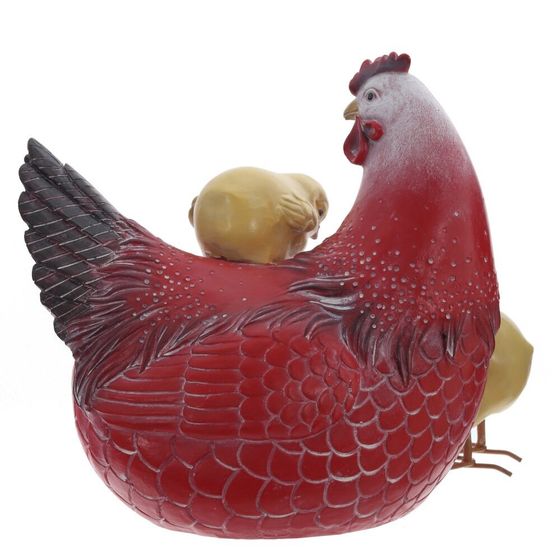 Фигурка декоративная &quot;Курица с цыплятами&quot;, L19 W16 H18 см