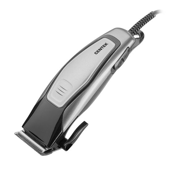 Машинка для стрижки Centek CT-2102 сеть (насадок 4шт) черный/серый