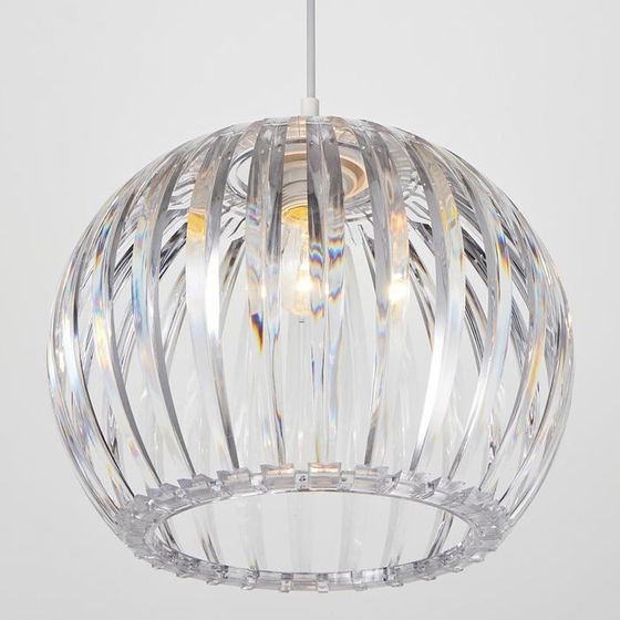 Светильник BayerLux «6330/1», 1хЕ27 15 Вт, прозрачный, 31×24+60 см