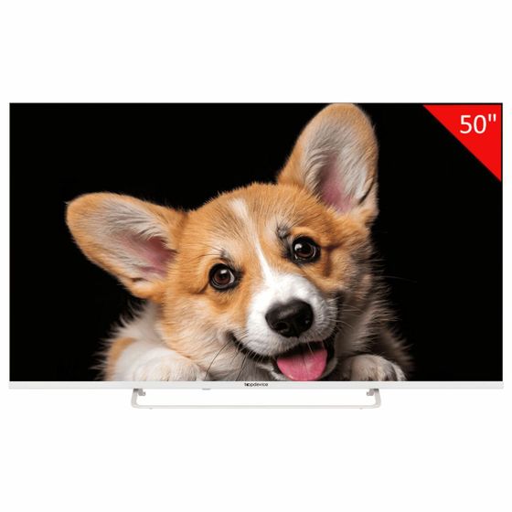 Телевизор LED 50&quot; Topdevice TDTV50CS03U_WE белый 4K UHD Smart TV