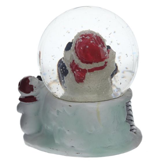 Фигурка декоративная &quot;Снеговик&quot; в стекл шаре, L5,5 W5 H6 см, 2в.